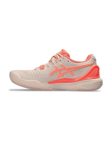 Asics -Asics Gel-Resolution 9 Clay Orange Women's Shoes