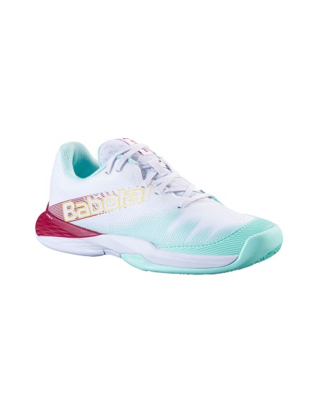 Babolat -Babolat Jet Premura 2 White Junior Sneakers