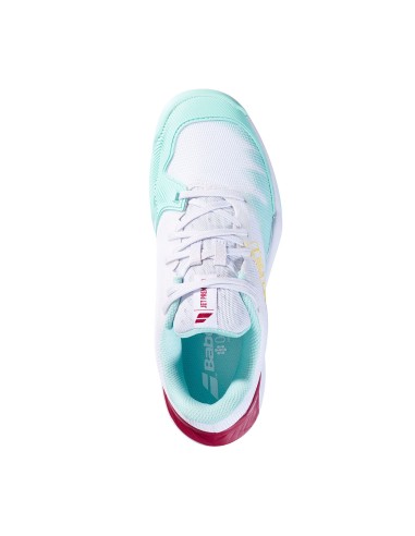 Babolat -Babolat Jet Premura 2 White Junior Sneakers