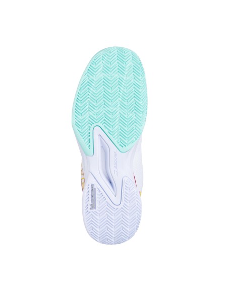 Babolat -Babolat Jet Premura 2 White Junior Sneakers