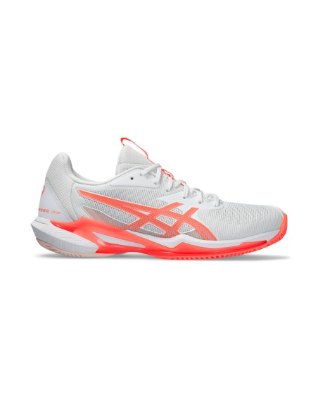 Asics -Zapatillas Asics Solution Speed FF 3 Clay Blanco Rosa Mujer