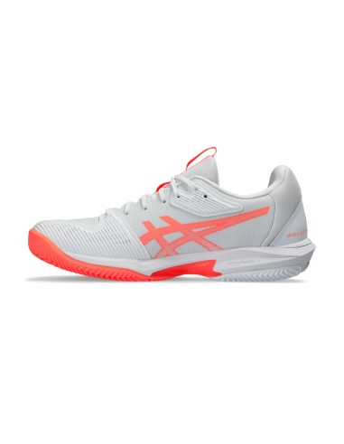 Asics -Tênis de corrida feminino Asics Solution Speed FF 3 Clay branco rosa