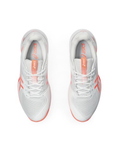 Asics -Asics Solution Speed FF 3 Clay White Pink Women's Running Shoes