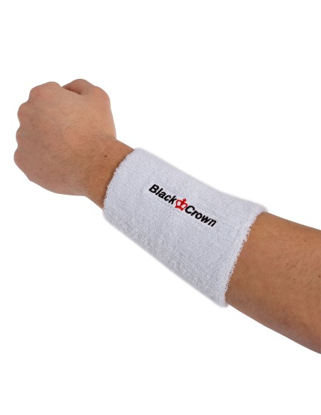 Black Crown -Black Crown Long White Wristband