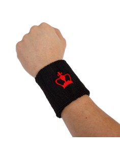 Black Crown Short Black Wristband