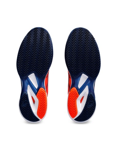 Asics -Asics Tênis Solution Speed FF 3 Clay Laranja