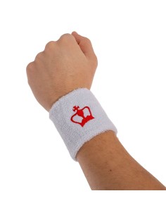Black Crown -Black Crown Short White Wristband