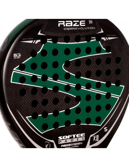 SOFTEE -Pala Softee Raze Evolution Green Carbono A000565