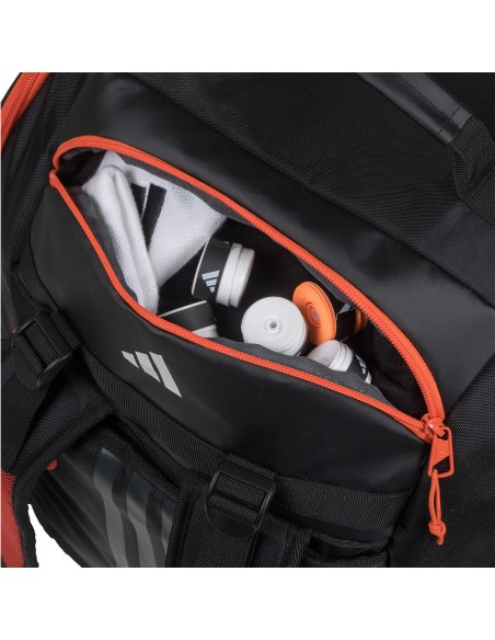 Adidas -Paletero Adidas Racketbag Protour 3.3 Black/Orange