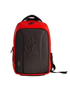 Black Crown -Mochila Black Crown preto vermelho