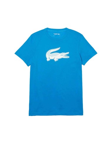 Lacoste -Camiseta Lacoste Sport Crocodilo Azul Th2042 8px
