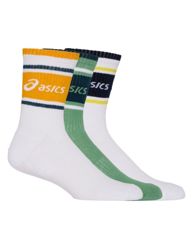 Asics -Asics Graphic Crew Socks 3 Pack