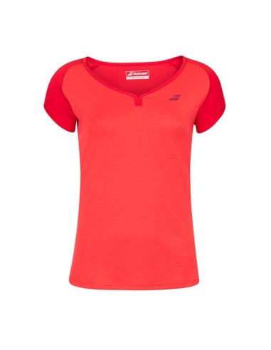 Babolat -Babolat Play Top de manga curta feminino