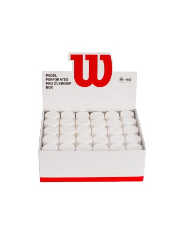 WILSON -Caixa de overgrip perfurada Wilson Pro Og Padel 60pk Wr8906901001