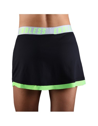 Endless -Endless Iconic Skirt 40205 Black Green