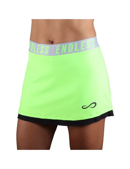Endless -Endless Iconic Skirt 40205 Black Green