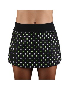 Endless -Saia estampada mínima Endless 40009 Caveiras Verde
