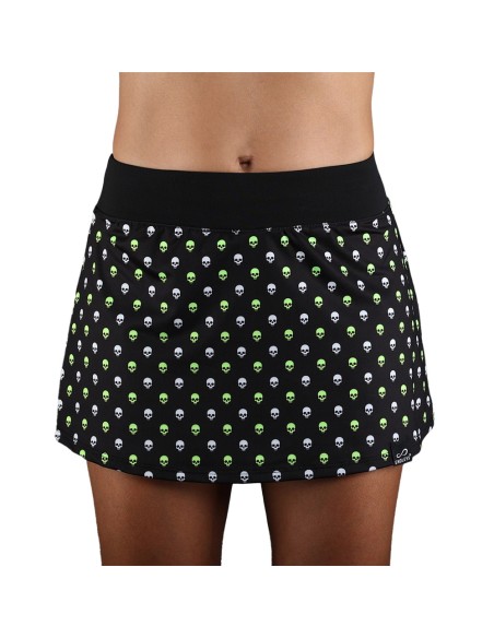Endless -Endless Minimal Print Skirt 40009 Skulls Green Endless -Endless Minimal Print Skirt 40009 Skulls Green