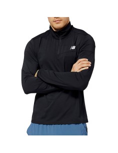 NEW BALANCE -New Balance Moletom Accelerate Half Zip Mt23227 Bk