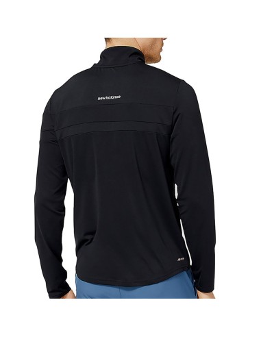 NEW BALANCE -New Balance Accelerate Half Zip Sweatshirt Mt23227 Bk