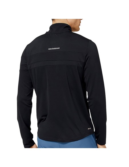 Sudadera New Balance  Accelerate Half Zip Mt23227 Bk