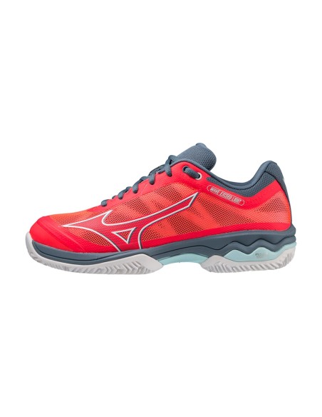 -Mizuno Wave Exceed Light CC WOS VERMELHO PARA MULHER