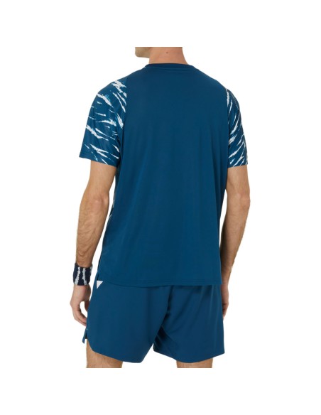 Asics -ASICS HOMEM GAME SS TOP T-SHIRT 2041A302 412