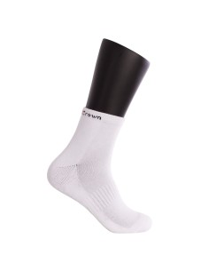 Black Crown Pro White Ankle Socks