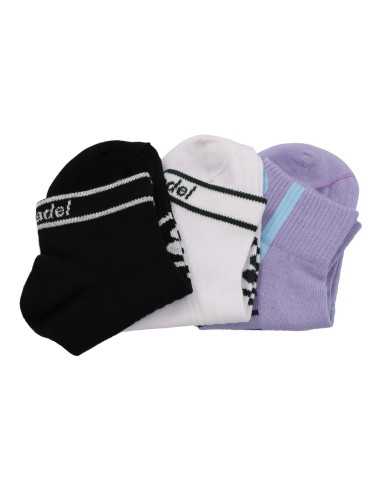 Bullpadel -Pack 3 Calcetines Bullpadel BP2402 I Mujer