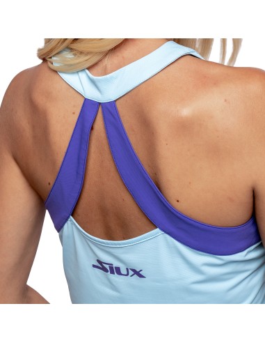 Siux -CAMISETA SIN MANGAS SIUX PLEAT MUJER AZUL
