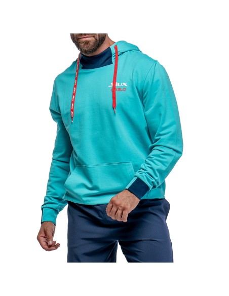 Siux -SUDADERA CON CAPUCHA SIUX DIABLO SANYO HOMBRE VERDE FW24
