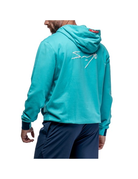 Siux -SUDADERA CON CAPUCHA SIUX DIABLO SANYO HOMBRE VERDE FW24