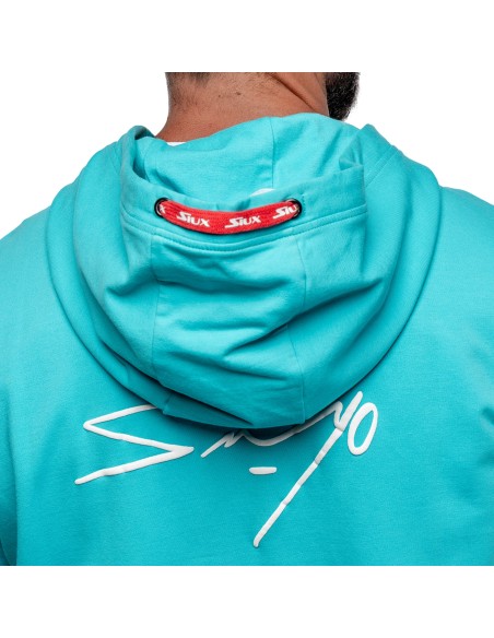 Siux -SUDADERA CON CAPUCHA SIUX DIABLO SANYO HOMBRE VERDE FW24