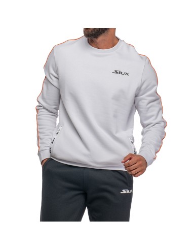 Siux -SUDADERA SIUX LEVEL UNISEX BLANCA