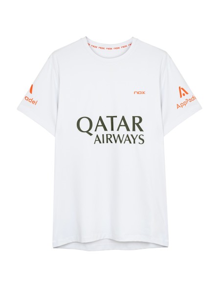Nox -NOX SPONSORS AT10 T-SHIRT T24CASPATWH Nox -NOX SPONSORS AT10 T-SHIRT T24CASPATWH