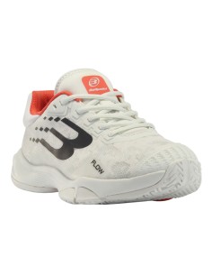 Bullpadel -Sapatos femininos Bullpadel Flow 24i Ck66012037 branco/laranja 2