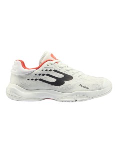 Bullpadel -Sapatos femininos Bullpadel Flow 24i Ck66012037 branco/laranja