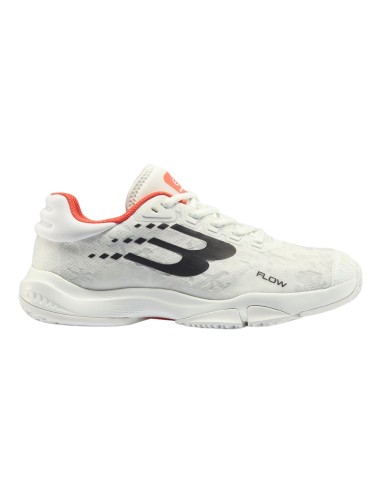 Bullpadel -Sapatos femininos Bullpadel Flow 24i Ck66012037 branco/laranja