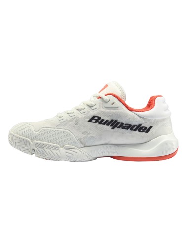 Bullpadel -Sapatos femininos Bullpadel Flow 24i Ck66012037 branco/laranja
