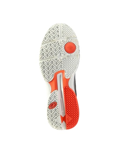 Bullpadel -Sapatos femininos Bullpadel Flow 24i Ck66012037 branco/laranja