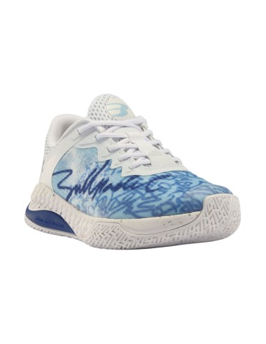 Bullpadel -Sapatos femininos Bullpadel Ionic W 24i Ck67012011 branco/azul claro
