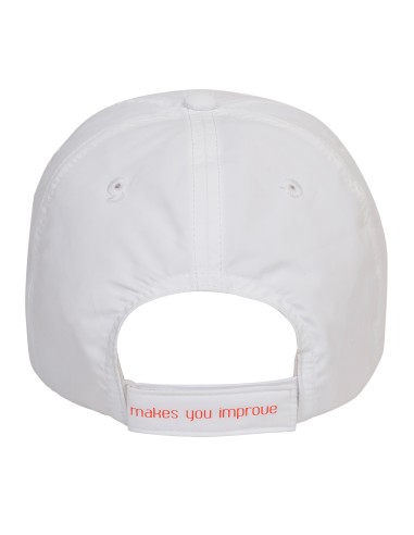 Nox -Gorra Nox Blanca Logo Rojo