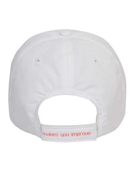 Nox -Gorra Nox Blanca Logo Rojo