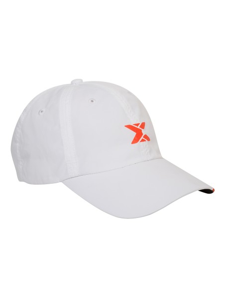 Nox -Gorra Nox Blanca Logo Rojo