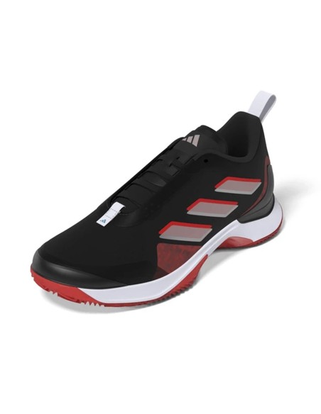 Adidas -Adidas Avacourt Clay PRETO VERMELHO PARA MULHER HQ8409