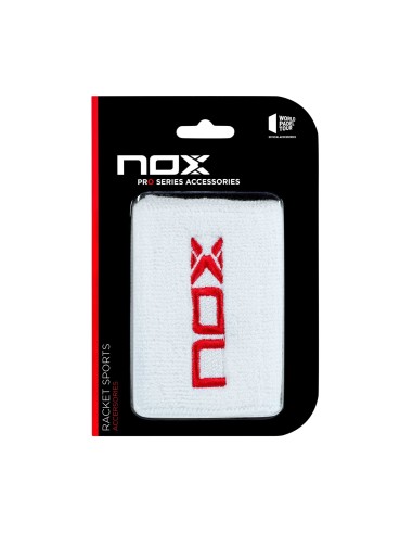 Nox -BLISTER (2 UDS) MUﾑEQUERA NOX BLANCO LOGO ROJO MUBLRO2UD