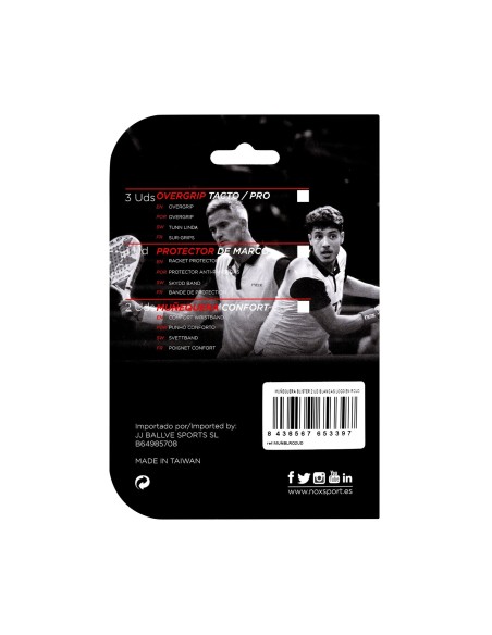 Nox -BLISTER (2 UDS) MUムEQUERA NOX BLANCO LOGO ROJO MUBLRO2UD Nox -BLISTER (2 UDS) MUムEQUERA NOX BLANCO LOGO ROJO MUBLRO2UD