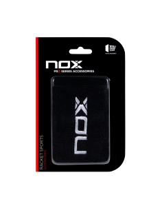 Nox -Blister (2 UDS) Muñequera Nox Negro Logo Blanco