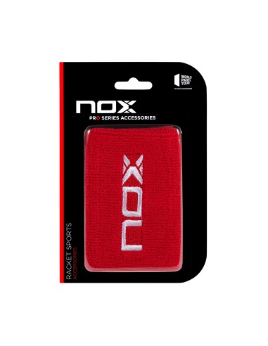 Nox -BLISTER (2 UDS) MUﾑEQUERA NOX ROJA LOGO BLANCO MUROBL2UD