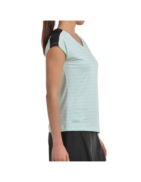 Bullpadel -BULLPADEL WOMEN'S SHORT SLEEVE T-SHIRT ADOROS 266 WATER GREEN Bullpadel -BULLPADEL WOMEN'S SHORT SLEEVE T-SHIRT ADOROS 266 WATER GREEN
